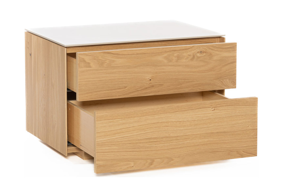 Avita 2-Drawer Nightstand