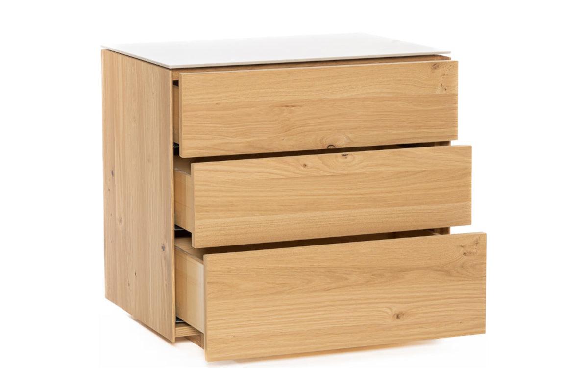 Avita 3-Drawer Nightstand