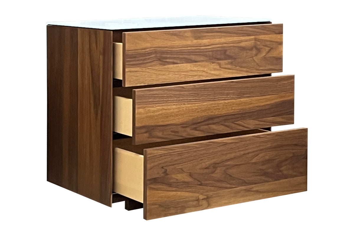 Avita 3-Drawer Nightstand