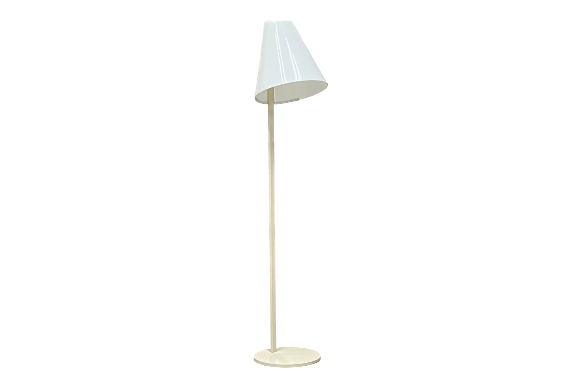 White Triangle Floor Lamp