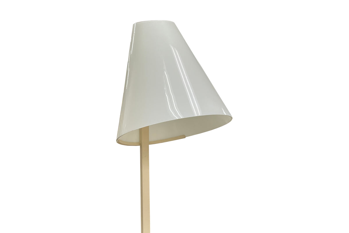 White Triangle Floor Lamp