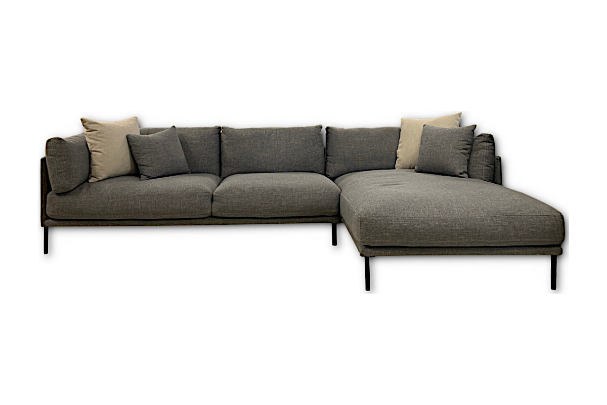 Gray 2-Piece Sectional