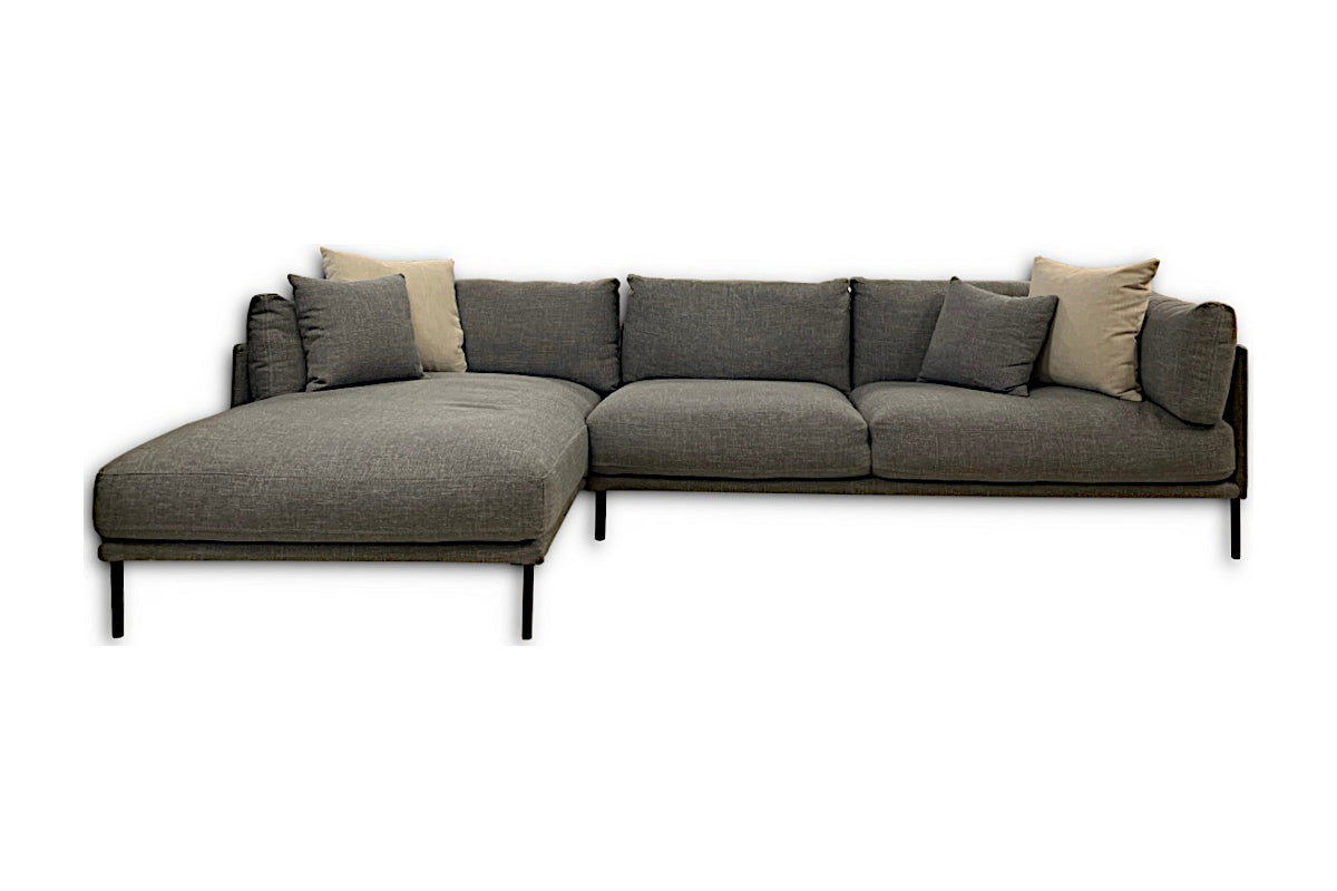 Gray 2-Piece Sectional