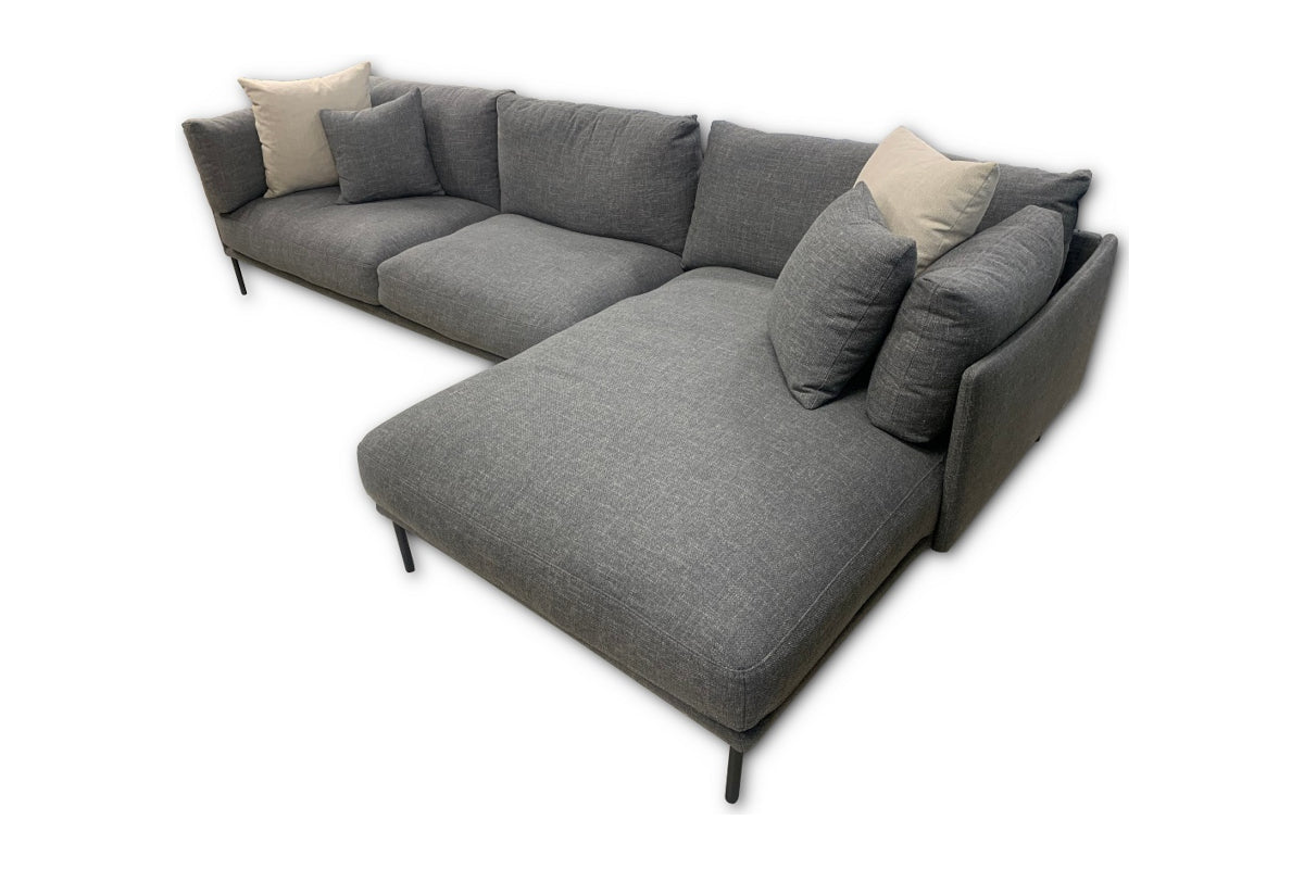 Gray 2-Piece Sectional