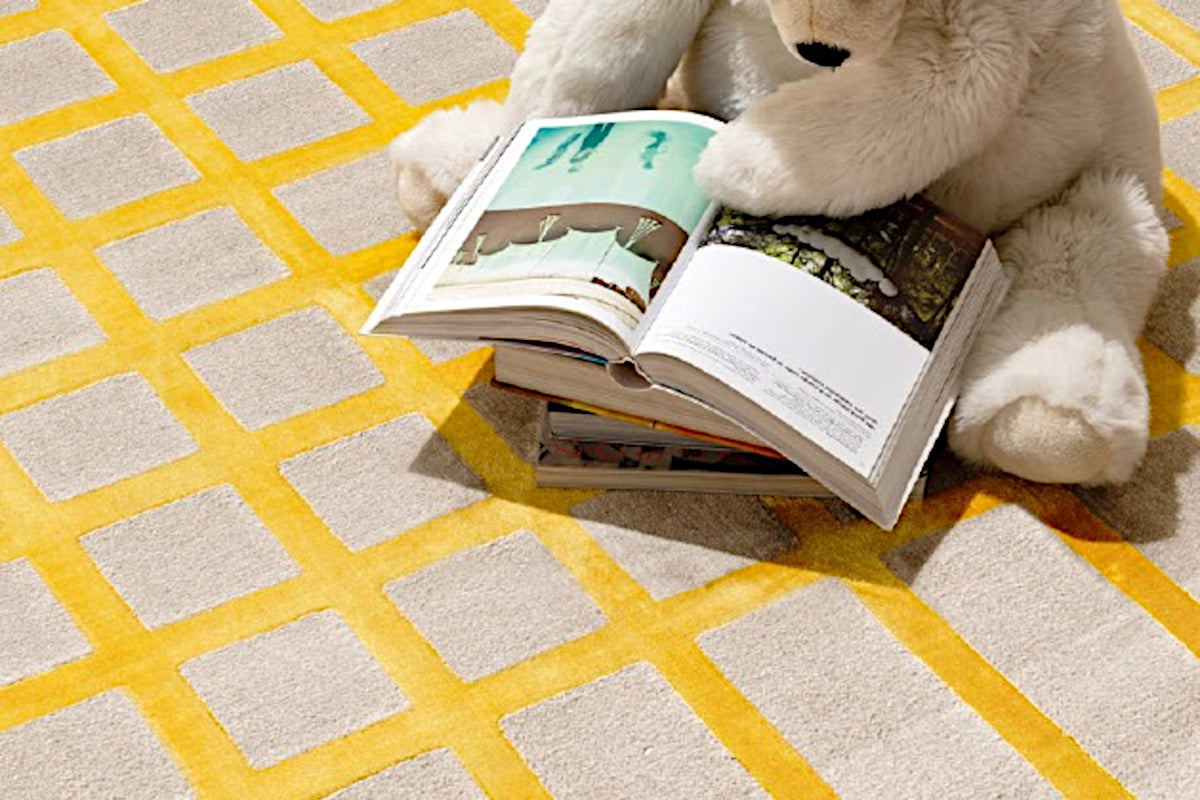 Cek Round Woven Rug