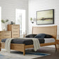 Willow Queen Bed - Caramelized