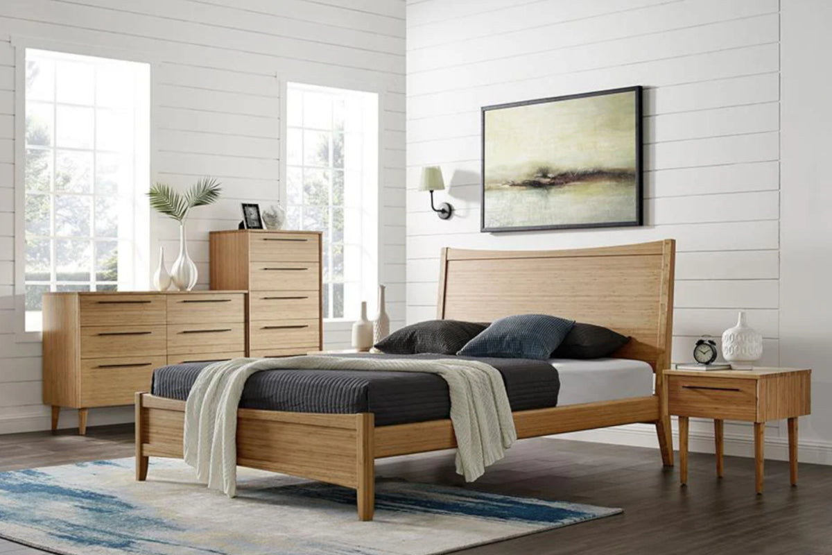 Willow Queen Bed - Caramelized