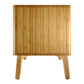 Azara Media Cabinet - Caramelized