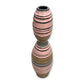 Stripes II Glazed Teracotta Vase