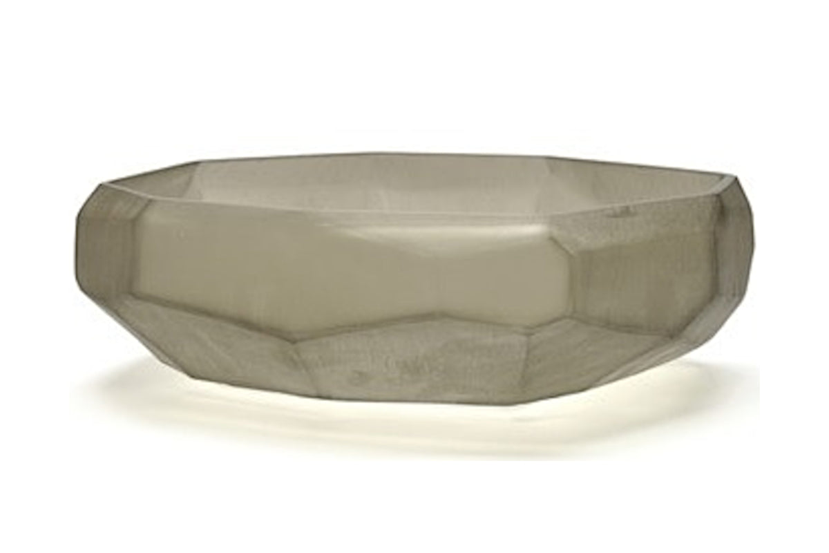 Cubist Glass Bowl