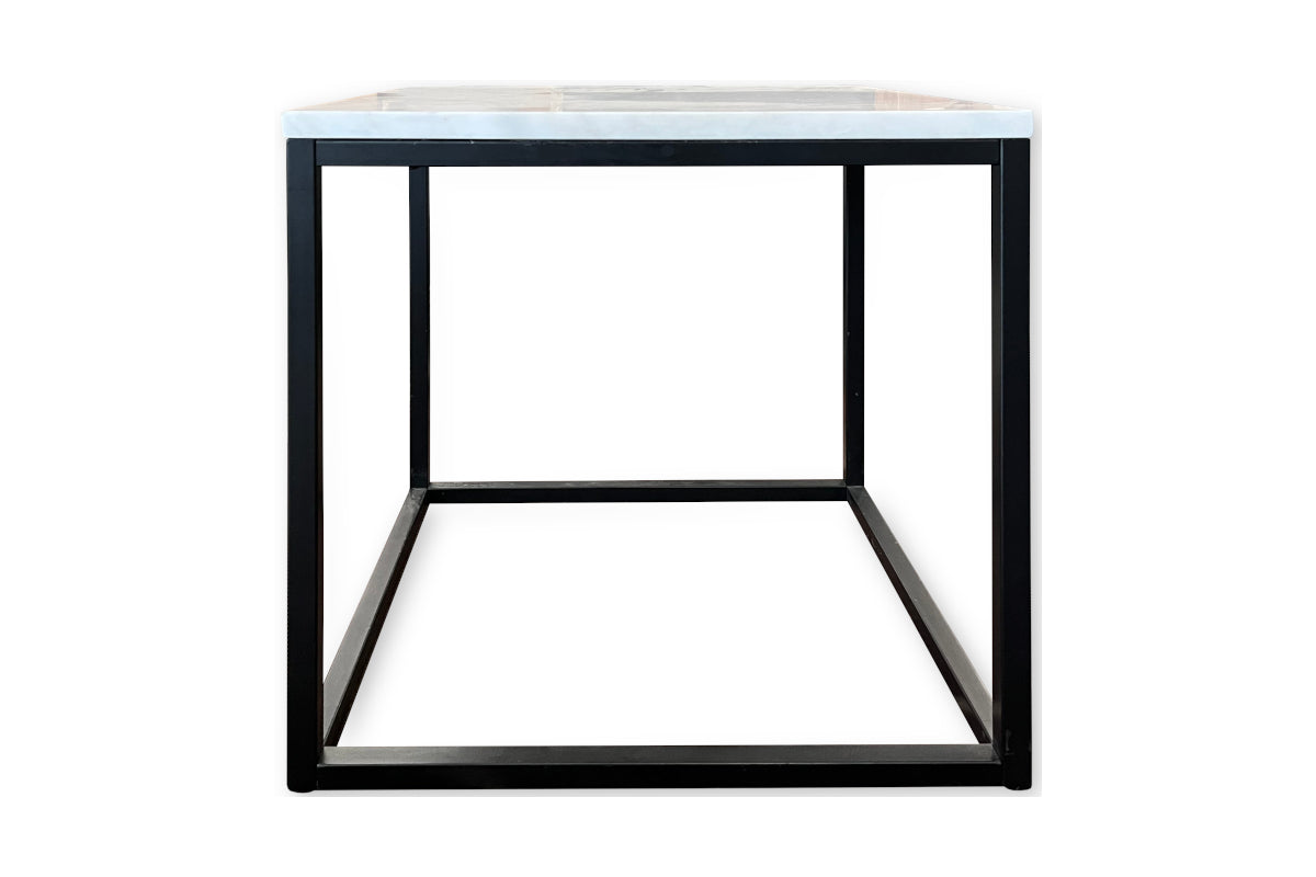 Marble Top Square End Table